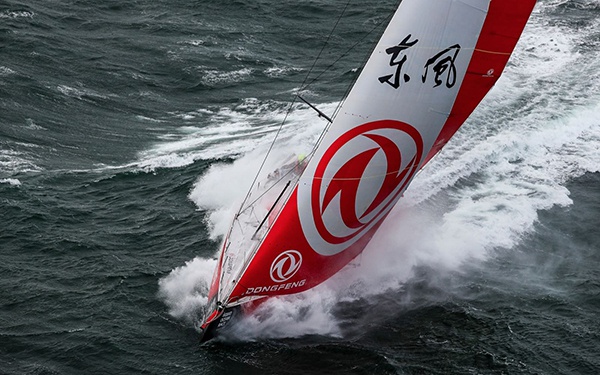 沃尔沃环球帆船赛的东风队成功夺冠